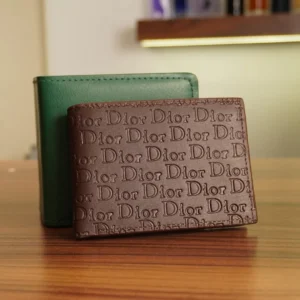 premiumdiorleatherbifoldmenwalletbrown madeinitaly